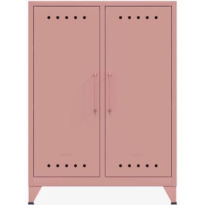 BISLEY Pastelpink Sideboard Fern Middle - Büromöbel BISLEY Pastelpink Sideboard Fern Middle - Büromöbel