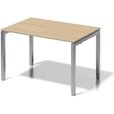 BISLEY CITO Schreibtisch - Höhenverstellbar, Silber, Eichenplatte BISLEY CITO Schreibtisch - Höhenverstellbar, Silber, Eichenplatte
