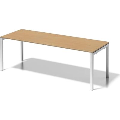 BISLEY Bürotisch CITO - U-Form, Weißer Rahmen, Eichenplatte - Schreibtisch BISLEY Bürotisch CITO - U-Form, Weißer Rahmen, Eichenplatte - Schreibtisch