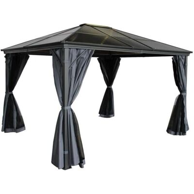 Only Oak Furniture - Premium Polycarbonate Gazebo - Gazebo Only Oak Furniture - Premium Polycarbonate Gazebo - Gazebo