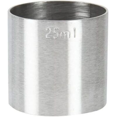 Mesure de Bar en Acier Inoxydable Beaumont - 25ml - Qualité Professionnelle - Publicité Mesure de Bar en Acier Inoxydable Beaumont - 25ml - Qualité Professionnelle - Publicité