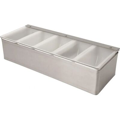 Beaumont Steel Fruit Dispenser - 5 Compartments - 1 Pint Beaumont Steel Fruit Dispenser - 5 Compartments - 1 Pint