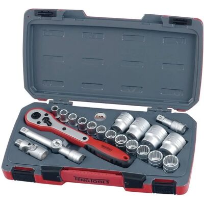 Teng Tools Teng T1221 21-teiliges metrisches Steckschlüsselsatz - Steckschlüsselsatz Teng Tools Teng T1221 21-teiliges metrisches Steckschlüsselsatz - Steckschlüsselsatz