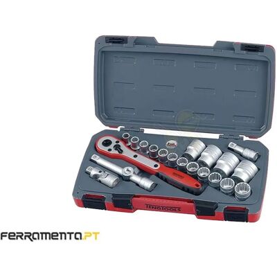 Teng Tools - Sechskantsatz 1/2 Zoll - 21 Stück Teng Tools - Sechskantsatz 1/2 Zoll - 21 Stück