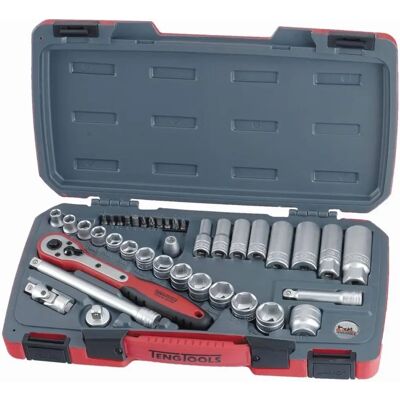 Teng T3839 Steckschlüssel-Set - 39 Teile 3/8" Antrieb Teng T3839 Steckschlüssel-Set - 39 Teile 3/8" Antrieb