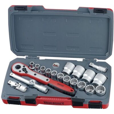Juego de llaves de vaso TengTools T1220AF 1/2" 20 piezas Juego de llaves de vaso TengTools T1220AF 1/2" 20 piezas
