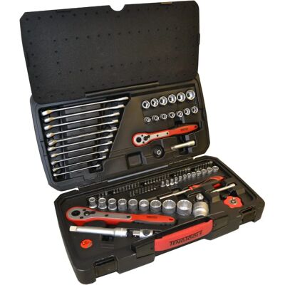 Teng Tools 98-tlg. Steckschlüssel- und Bit-Set - Standard 1/4 3/8 1/2 Zoll Teng Tools 98-tlg. Steckschlüssel- und Bit-Set - Standard 1/4 3/8 1/2 Zoll