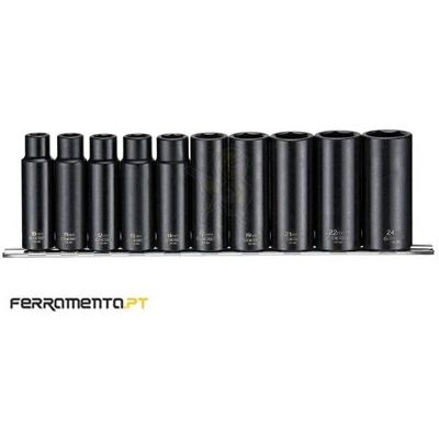 Teng 9126 Tiefen-Impakt-Satz - 10 Stück, Metrisch 1/2 Zoll Teng 9126 Tiefen-Impakt-Satz - 10 Stück, Metrisch 1/2 Zoll