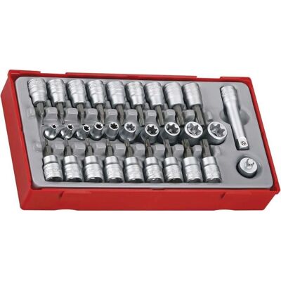 Teng Tools TTTX30 Set de 30 pièces - Embouts internes/externes Teng Tools TTTX30 Set de 30 pièces - Embouts internes/externes