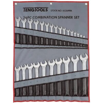 Juego de llaves combinadas Teng Tools 6525MM 26 piezas Juego de llaves combinadas Teng Tools 6525MM 26 piezas