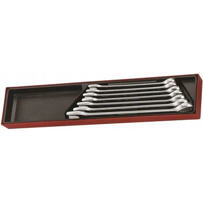 Teng Tools - Juego de 7 llaves combinadas de cromo-vanadio Teng Tools - Juego de 7 llaves combinadas de cromo-vanadio
