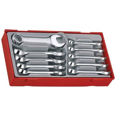 Teng TT6010M 10 Piece Midget Combination Spanner Set - Spanner Set Teng TT6010M 10 Piece Midget Combination Spanner Set - Spanner Set
