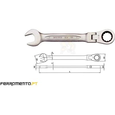 Teng Tools - Llave Combinada con Carraca 17mm - Llave Teng Tools - Llave Combinada con Carraca 17mm - Llave