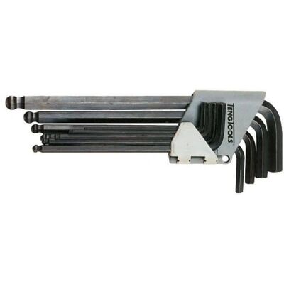 Teng Tools 1479AF Ball Point Hexagon Key Set - 9 Piece - Imperial (5/64" - 3/8") Teng Tools 1479AF Ball Point Hexagon Key Set - 9 Piece - Imperial (5/64" - 3/8")