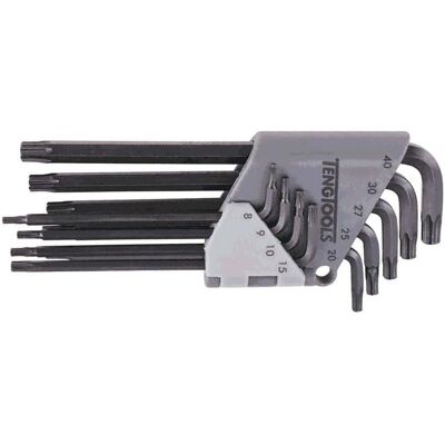 Teng Tools - Conjunto de chaves Torx 116600107 - 9 peças Teng Tools - Conjunto de chaves Torx 116600107 - 9 peças