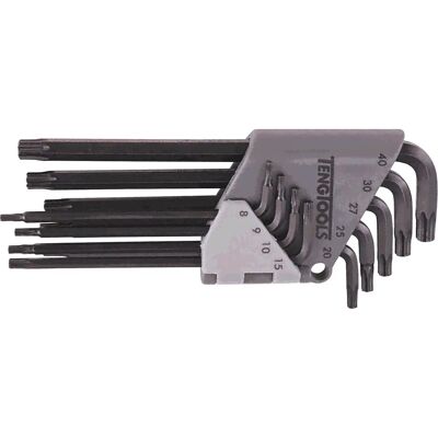 Teng Tools - TX Steckschlüssel-Set 9 Stück - Schwarz - Werkzeuge Teng Tools - TX Steckschlüssel-Set 9 Stück - Schwarz - Werkzeuge