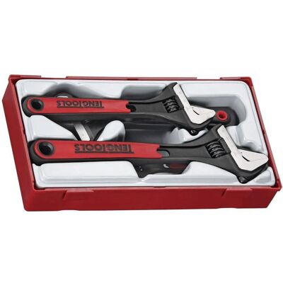 Ensemble de 4 clés à molette réglables Teng Tools TTADJ04 Ensemble de 4 clés à molette réglables Teng Tools TTADJ04