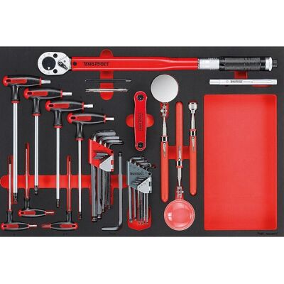 Juego de herramientas Tengtools de 17 piezas con llaves hexagonales y llave dinamométrica Juego de herramientas Tengtools de 17 piezas con llaves hexagonales y llave dinamométrica