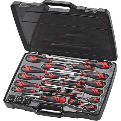 Conjunto de 53 chaves de fenda MD9053N - Plano, PH, PZ Conjunto de 53 chaves de fenda MD9053N - Plano, PH, PZ