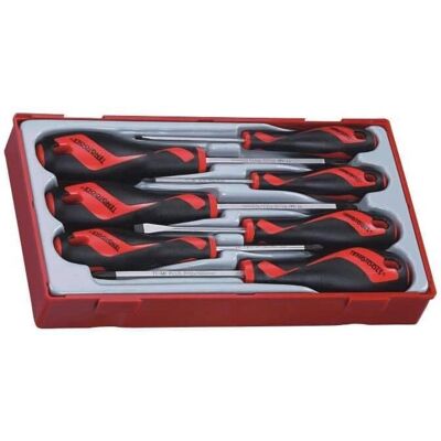 Teng Tools TT917N Schraubenzieher-Set - Phillips, Pozidriv, Schlitz - 7 Stück Teng Tools TT917N Schraubenzieher-Set - Phillips, Pozidriv, Schlitz - 7 Stück