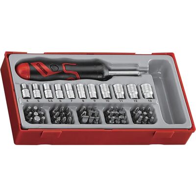 Teng Tools TTMDRT64 Chave de catraca - Conjunto de 64 peças Teng Tools TTMDRT64 Chave de catraca - Conjunto de 64 peças
