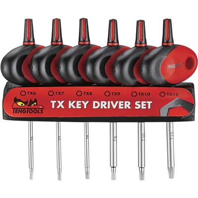Teng Tools MDM706TXT jogo de chaves de fenda manuais - manual screwdriver set Teng Tools MDM706TXT jogo de chaves de fenda manuais - manual screwdriver set