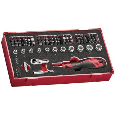 TengTools 277800108 Ratschen-Schlüsselsatz mit Kunststoff-Kassette, Werkzeugmodul - Werkzeugsatz TengTools 277800108 Ratschen-Schlüsselsatz mit Kunststoff-Kassette, Werkzeugmodul - Werkzeugsatz