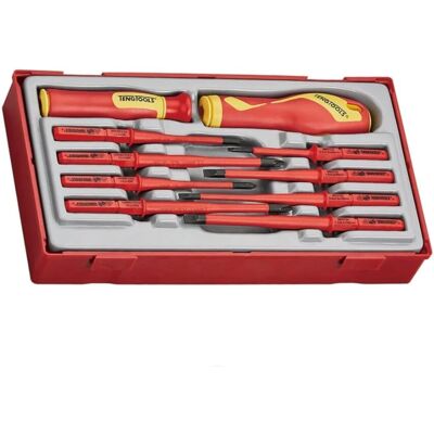 Juego de destornilladores intercambiables aislados 1000V Teng Tools TTV710N Juego de destornilladores intercambiables aislados 1000V Teng Tools TTV710N