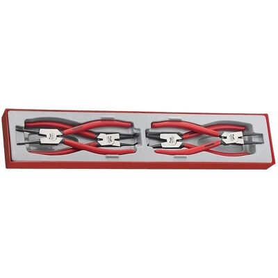 Teng Tools TTX474-9 4-teiliges Zangenset - Zangen für Innen- und Außenringe Teng Tools TTX474-9 4-teiliges Zangenset - Zangen für Innen- und Außenringe