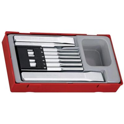 Teng TTPC09 Punch & Chisel Set - 9 Piece - Punch & Chisel Set Teng TTPC09 Punch & Chisel Set - 9 Piece - Punch & Chisel Set