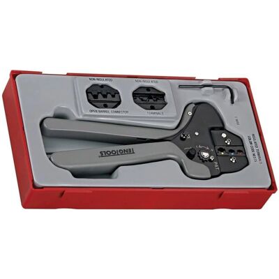Teng Tools - Juego de 4 herramientas para engastar terminales TTCP04 Teng Tools - Juego de 4 herramientas para engastar terminales TTCP04