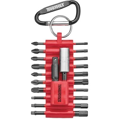 Conjunto de Bits de Impacto Tengtools - 22 Peças - Compatível com Furadeiras de Impacto Conjunto de Bits de Impacto Tengtools - 22 Peças - Compatível com Furadeiras de Impacto