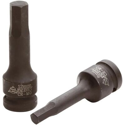 Douille à choc hexagonale 1/2" Teng Tools en chrome-molybdène - Impact Socket Douille à choc hexagonale 1/2" Teng Tools en chrome-molybdène - Impact Socket