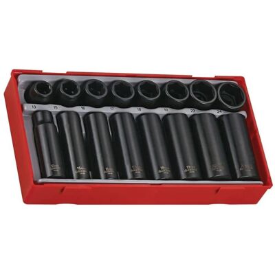 Teng Tools TT9116 Impact Steckschlüssel-Set - 16 Stück, 1/2" Antrieb Teng Tools TT9116 Impact Steckschlüssel-Set - 16 Stück, 1/2" Antrieb