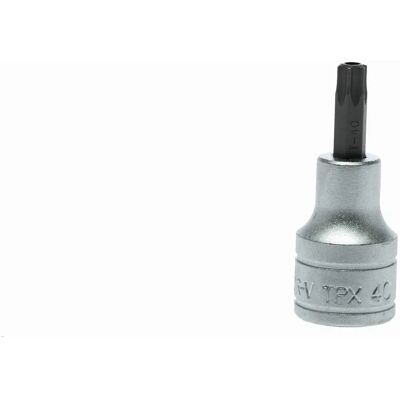 Teng M121240C Chave de soquete TORX à prova de adulteração - 1/2 polegada T40 Teng M121240C Chave de soquete TORX à prova de adulteração - 1/2 polegada T40