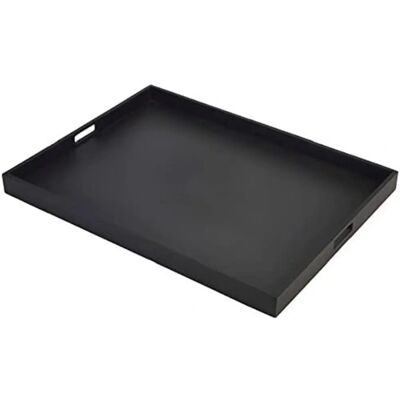 Genware Bandeja Negra para Servir - 64 x 48 x 4.5cm - Bandeja de Servicio Genware Bandeja Negra para Servir - 64 x 48 x 4.5cm - Bandeja de Servicio
