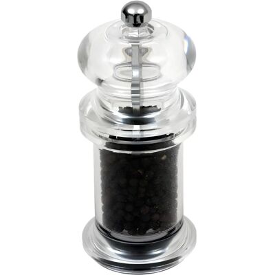 Genware - Clear Salt/ Pepper Grinder 14cm - Pack Of 12 - Salt Pepper Grinder Genware - Clear Salt/ Pepper Grinder 14cm - Pack Of 12 - Salt Pepper Grinder