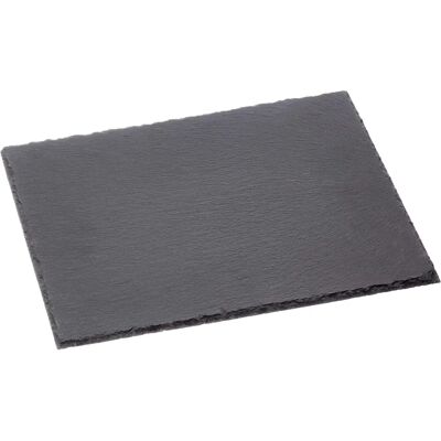 Genware Natural Slate Serving Platter - 32x26cm - Buffet & Display Genware Natural Slate Serving Platter - 32x26cm - Buffet & Display