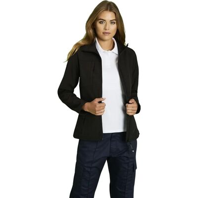 Giacca Softshell Nera da Donna di Regatta Professional - Impermeabile, 3 Strati, Octagon II Giacca Softshell Nera da Donna di Regatta Professional - Impermeabile, 3 Strati, Octagon II