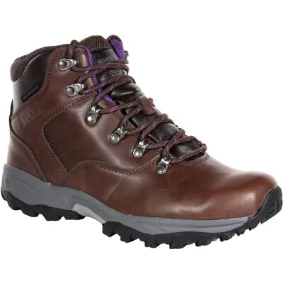 Regatta Damen Bainsford Wasserdichte Wanderschuhe Kastanienfarben Alpenlila Regatta Damen Bainsford Wasserdichte Wanderschuhe Kastanienfarben Alpenlila