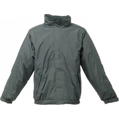Regatta Professional Men's Dover Fleece Lined Waterproof Insulated Bomber Jacket - Dark Green Grey Regatta Professional Men's Dover Fleece Lined Waterproof Insulated Bomber Jacket - Dark Green Grey