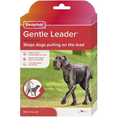 Beaphar Beaphar 17951 Collier de Tête pour Chien - Grand - Rouge - Publicité Beaphar Beaphar 17951 Collier de Tête pour Chien - Grand - Rouge - Publicité