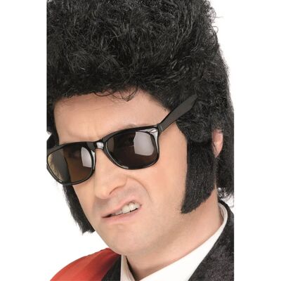 Smiffys Sideburns Teddy Boy Black - Sideburns Teddy Boy Black Smiffys Dress Smiffys Sideburns Teddy Boy Black - Sideburns Teddy Boy Black Smiffys Dress