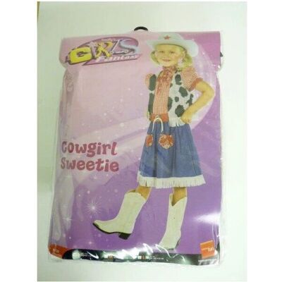 Smiffys Cowgirl Costume - Large - Blue - Dress, Vest, Hat Smiffys Cowgirl Costume - Large - Blue - Dress, Vest, Hat