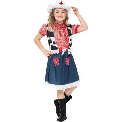 Costume da cowgirl Smiffys - Large - Blu - Vestito, Gilet, Cappello Costume da cowgirl Smiffys - Large - Blu - Vestito, Gilet, Cappello