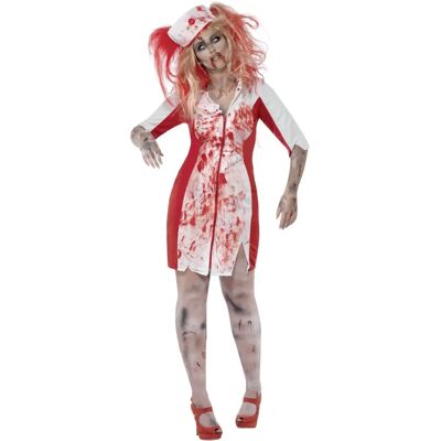 Déguisement d'infirmière zombie pour adultes - Halloween Déguisement d'infirmière zombie pour adultes - Halloween