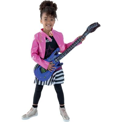 Costume de rockeuse pour filles Smiffys Rose Or Noir 10-12 ans - Publicité Costume de rockeuse pour filles Smiffys Rose Or Noir 10-12 ans - Publicité