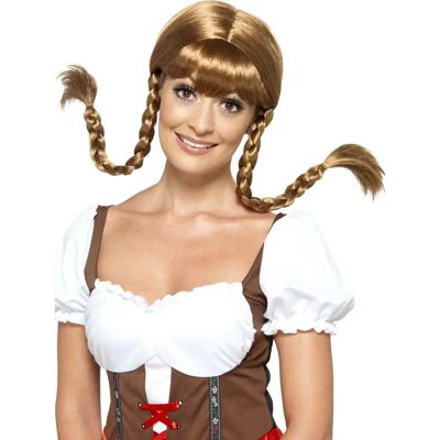 Smiffys Bavarian Babe Brown Wig - Adult Fancy Dress Smiffys Bavarian Babe Brown Wig - Adult Fancy Dress