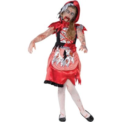 Märke Flicka Rödluvan Zombie Kostym - 10-12 år Märke Flicka Rödluvan Zombie Kostym - 10-12 år