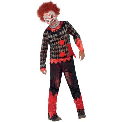 Smiffys Kinder Deluxe Zombie Clown Kostüm - Halloween Smiffys Kinder Deluxe Zombie Clown Kostüm - Halloween